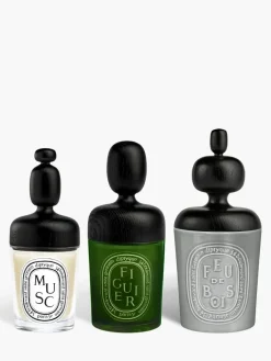 Black Volute lid For medium candle-Diptyque Clearance