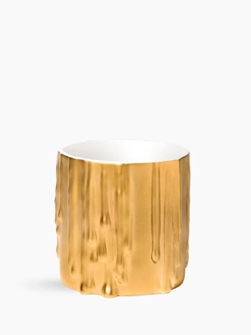 Gold Melted Wax Candle Holder For classic candle-Diptyque Best Sale