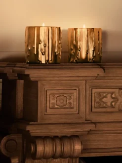Gold Melted Wax Candle Holder For classic candle-Diptyque Best Sale