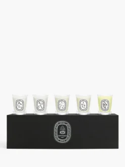 Set of 5 miniature iconic candles Pre-composed-Diptyque New